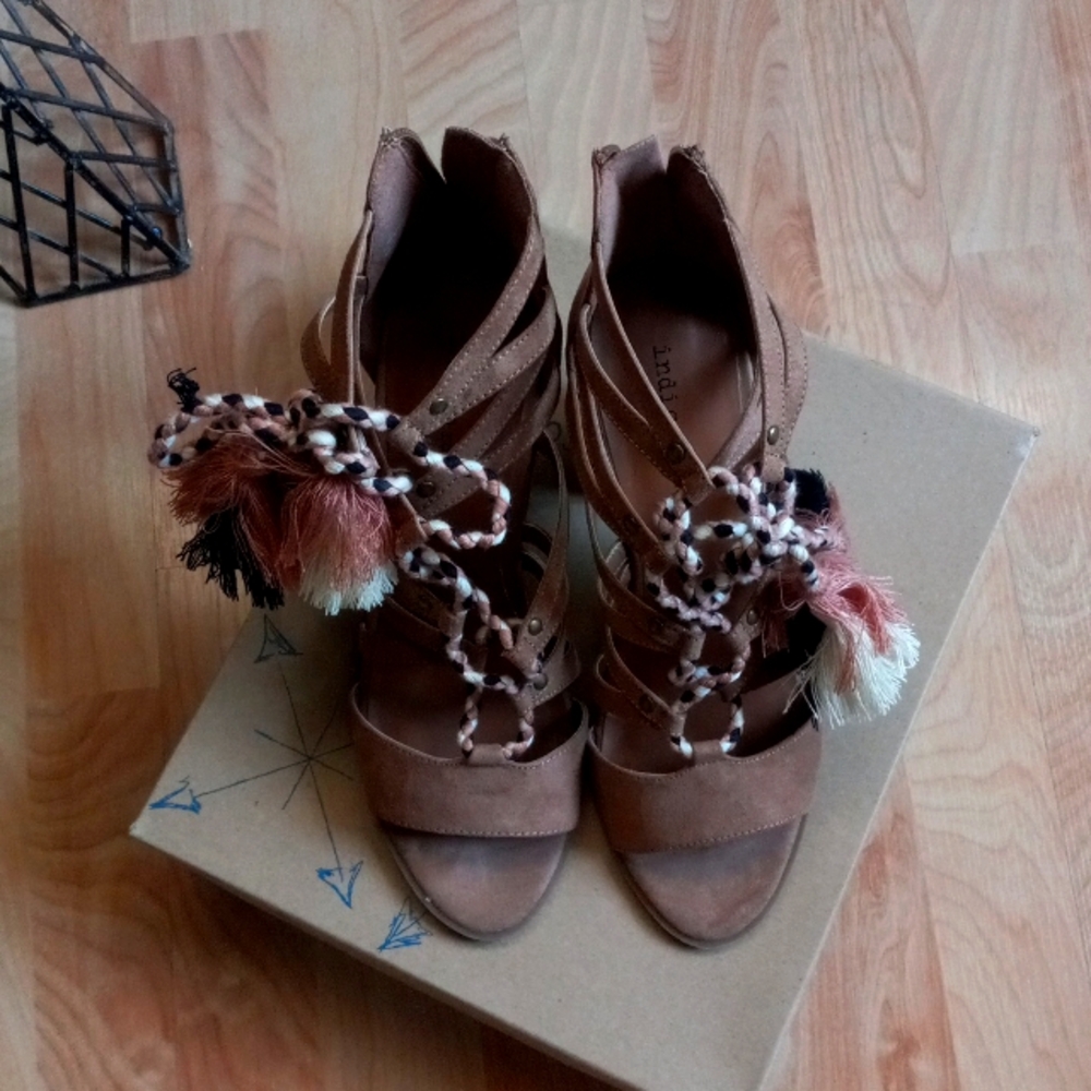 Urban Outfitters,  INDIGO Rd., Block Heeled Sandals